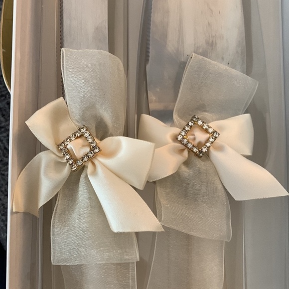 Wedding Cake Server Set w rhinestone, new in box - Picture 5 of 5